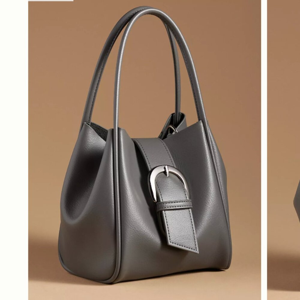 NWT By Anthropologie The Hollace Tote: Buckle Mini Edition